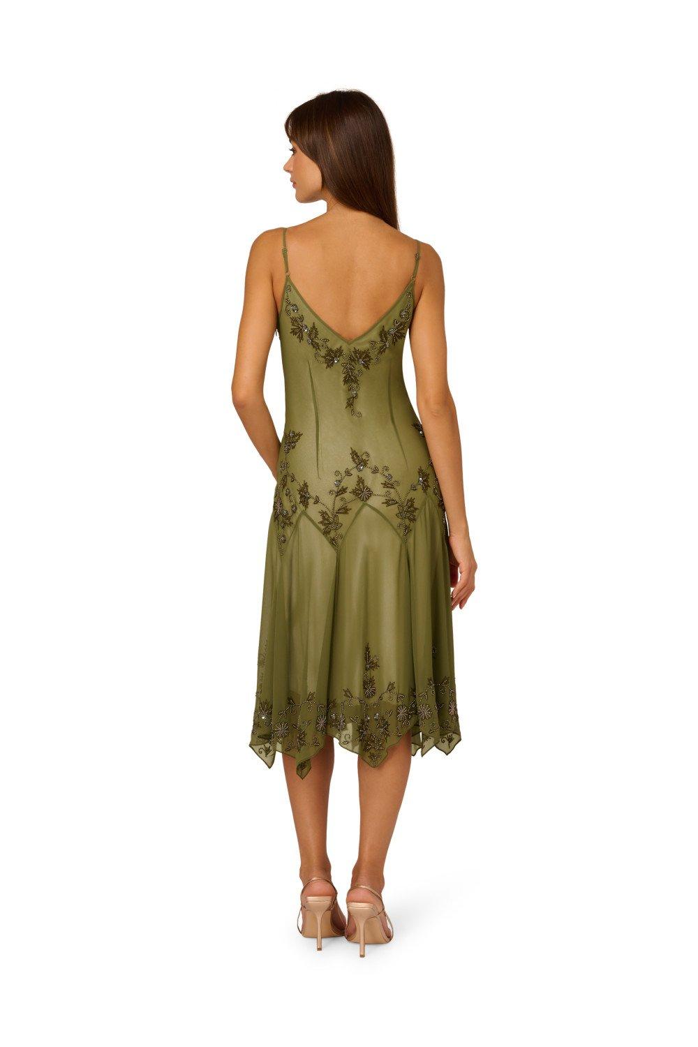 Dresses Beaded Georgette Dress Adrianna by Adrianna Papell